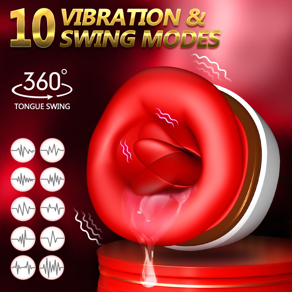 Big Mouth Powerful Clit Vibrator with Handle