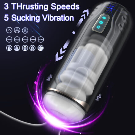 Cosima Cup Thrusting, Sucking and Vibrating Masturbator