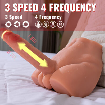 Peel Male Vibrating and Thrusting Torso