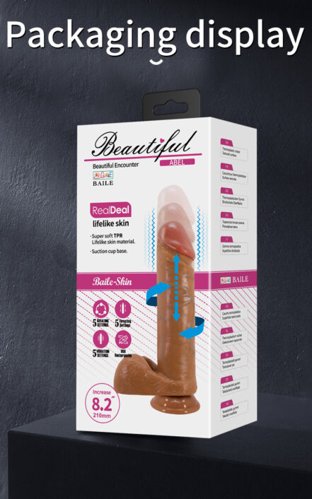 Abel Thrusting and Vibrating Dildo