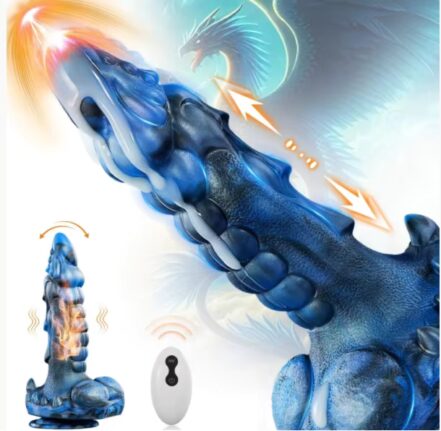 Fantasy Monster Thrusting Knotted Dildo Vibrator