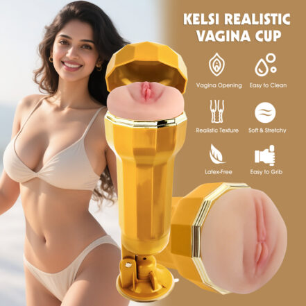 Kelsi Realistic Vagina Cup