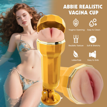 Abbie Realistic Vagina Cup