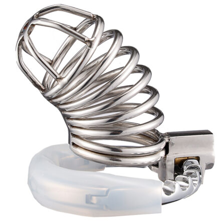 Adjustable Steel Chastity Cage