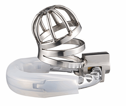 Adjustable Steel Chastity Cage