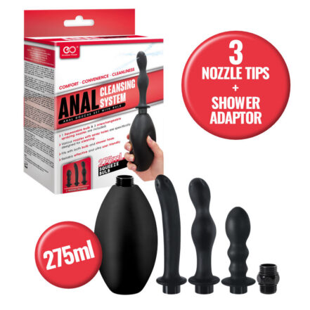 Excellent Power – Anal Cleansing System with 3 Nozzles & Hose Adaptor