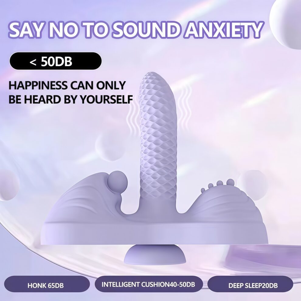 Banner promoting quiet sleep: 'Say no to sound anxiety' with