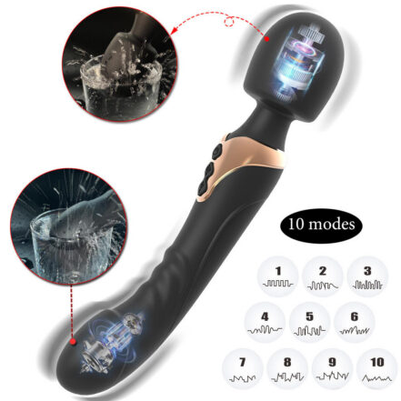 Silicone Curved Double End Massager