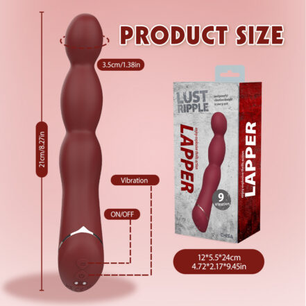 Lust Ripple Lapper Beaded Vibrator